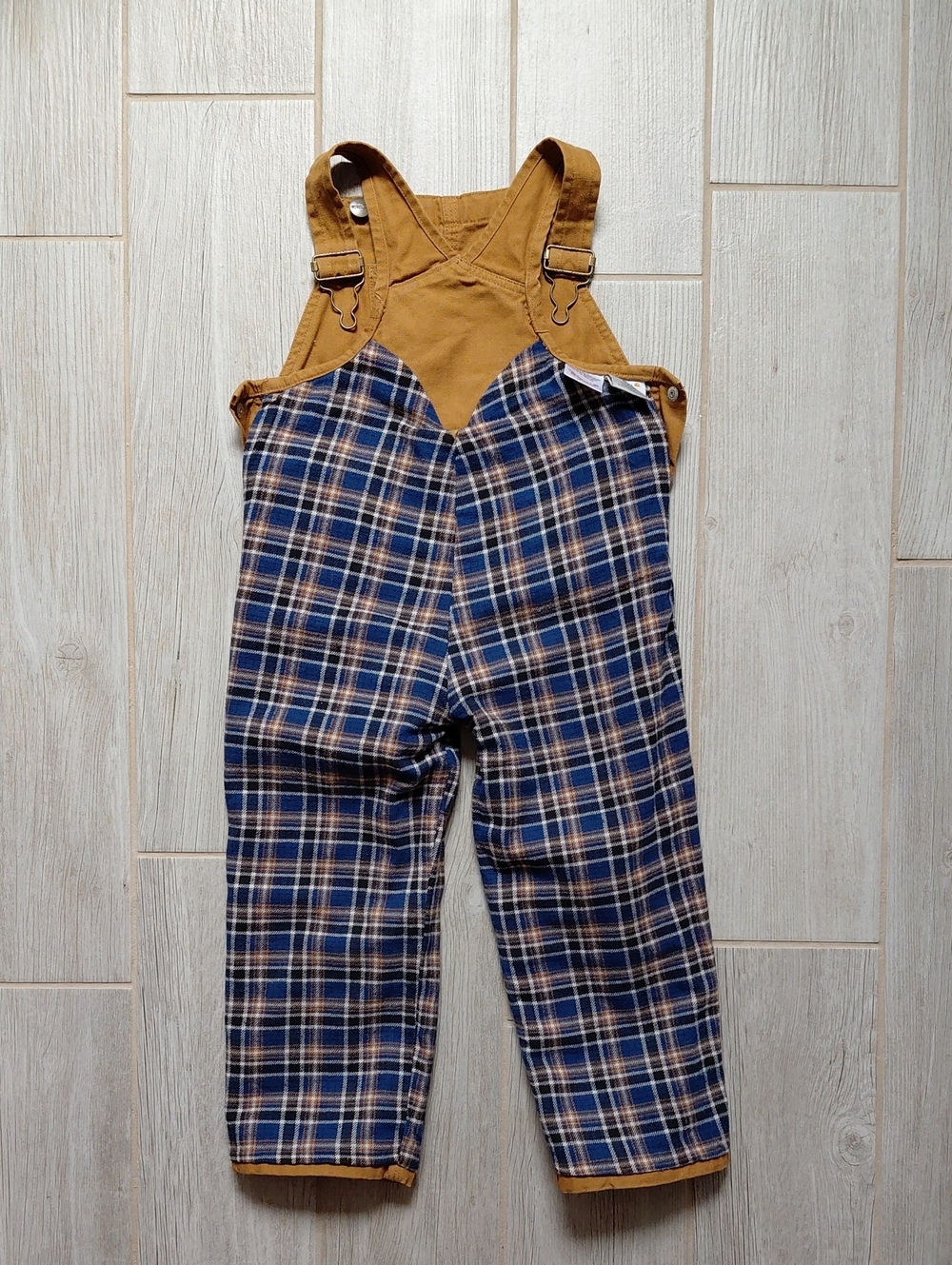 Carhartt Duck Brown Insulated Toddler Bib Overalls - Picture 9 of 9